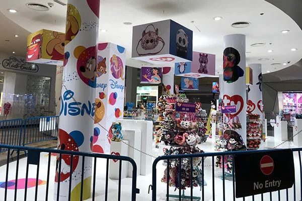 Disney retail display delivered by ALGT